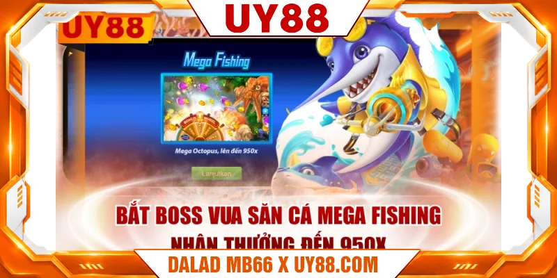 Bắt Boss Vua Săn Cá Mega Fishing Nhận Thưởng Đến 950x